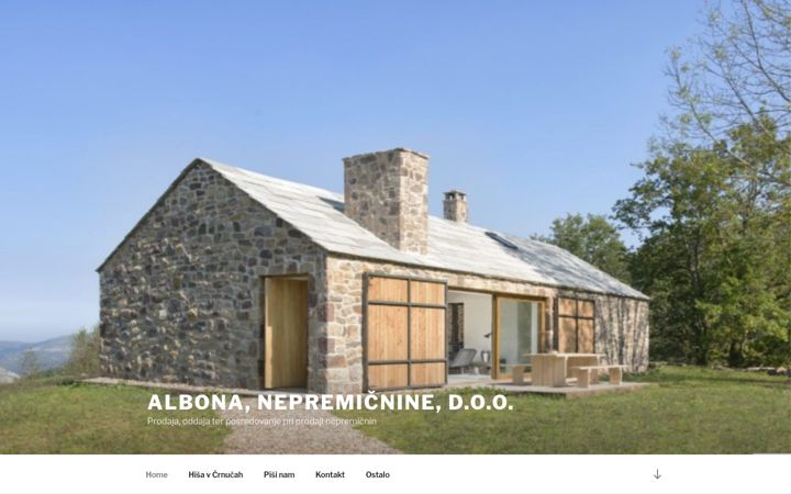 Screenshot of albona.si