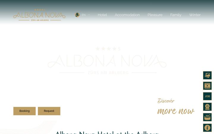 Screenshot of albonanova.at