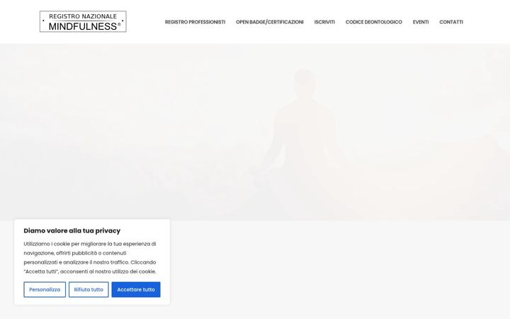 Snímek obrazovky albonazionalemindfulness.it