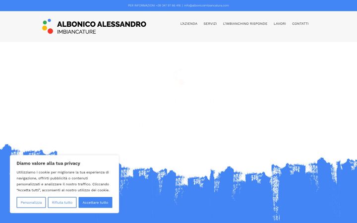 Captura de pantalla de albonicoimbiancatura.com