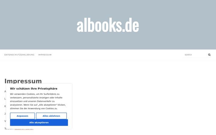 Snímek obrazovky albooks.de