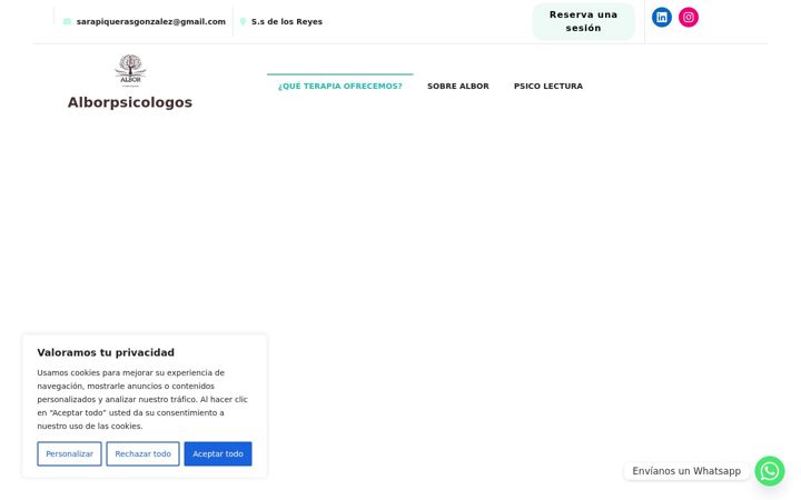 Screenshot of alborpsicologos.es