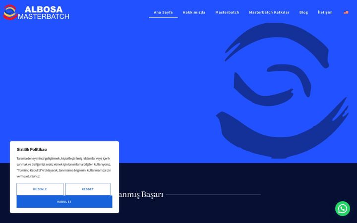 Screenshot of albosa.com.tr
