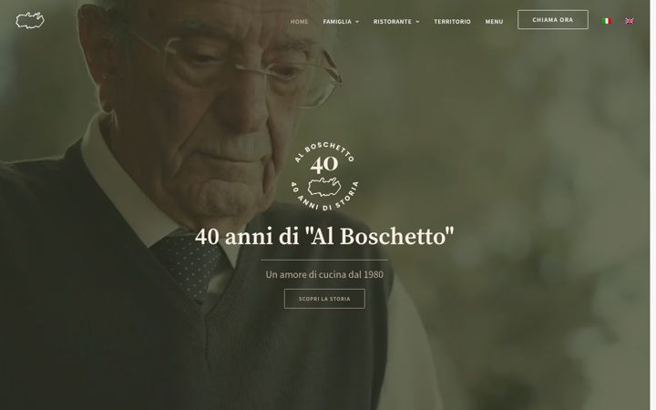 Screenshot of alboschettonoci.it