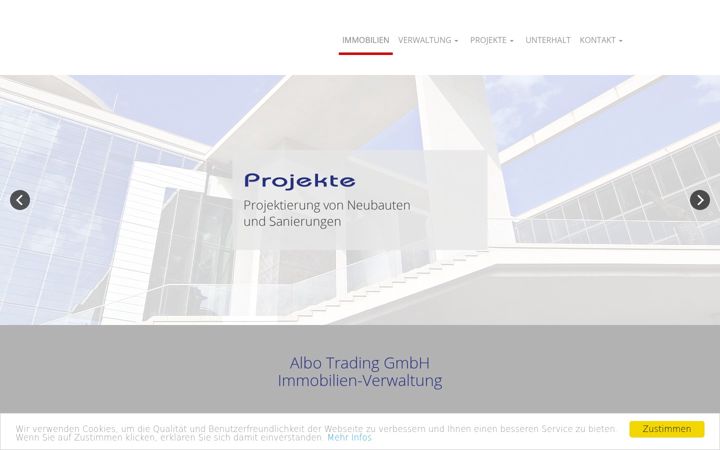 Screenshot of albotrading.ch