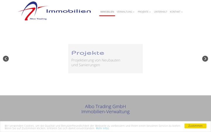 Screenshot ta' albotrading.com