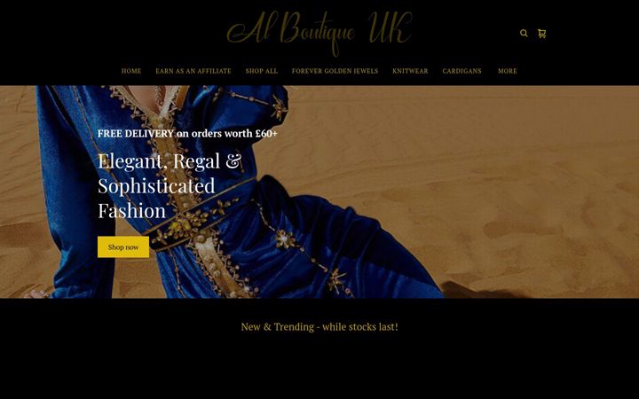 Screenshot of alboutiqueuk.square.site