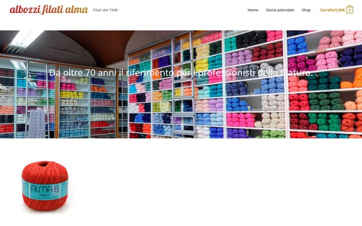 Screenshot of albozzifilatialma.it