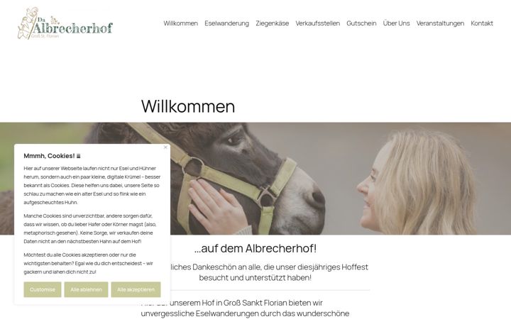 Screenshot of albrecherhof.at