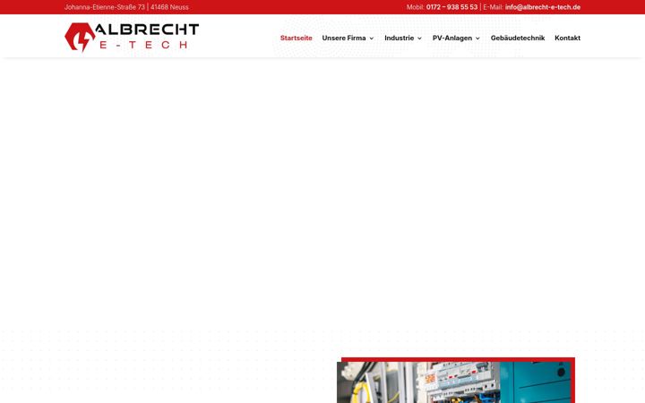 Screenshot of albrecht-e-tech.de