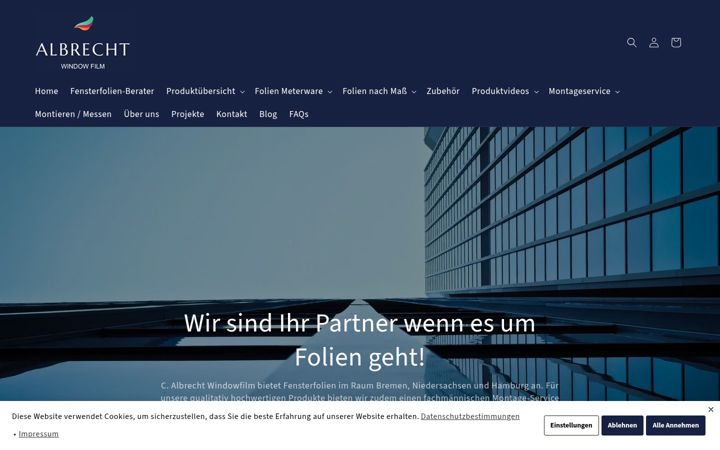 Képernyőkép: albrechtwindowfilm.de