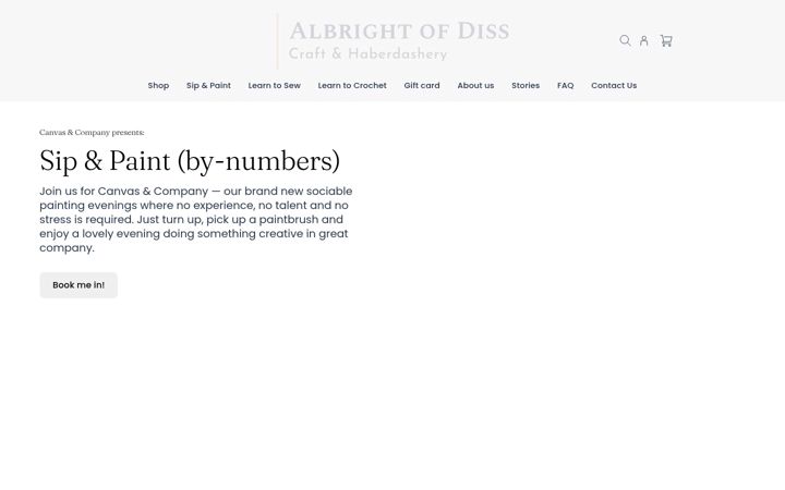 Screenshot von albrightofdiss.com