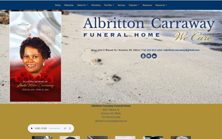 Screenshot of albritton-carraway.com
