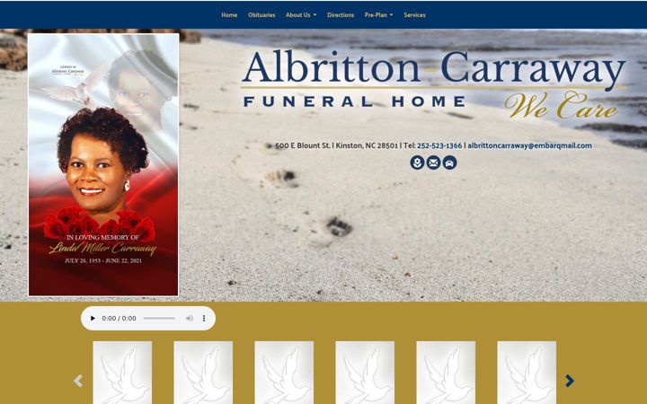 Screenshot of albrittonandcarraway.com
