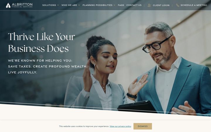 Screenshot of albrittonfs.com