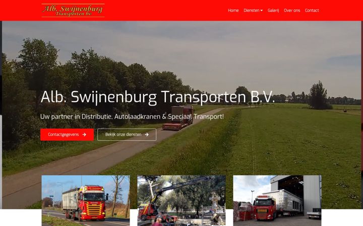 Screenshot of albswijnenburg.nl