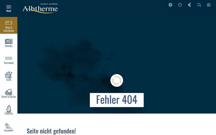 Screenshot of albtherme-waldbronn.de