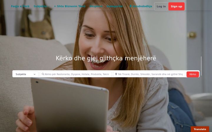 Screenshot von albtiko.com