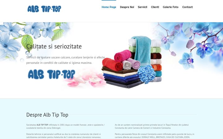 Screenshot of albtiptop.ro