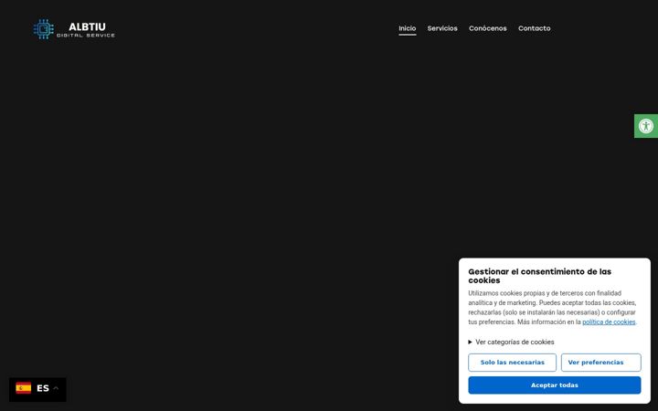 Screenshot von albtiu.com