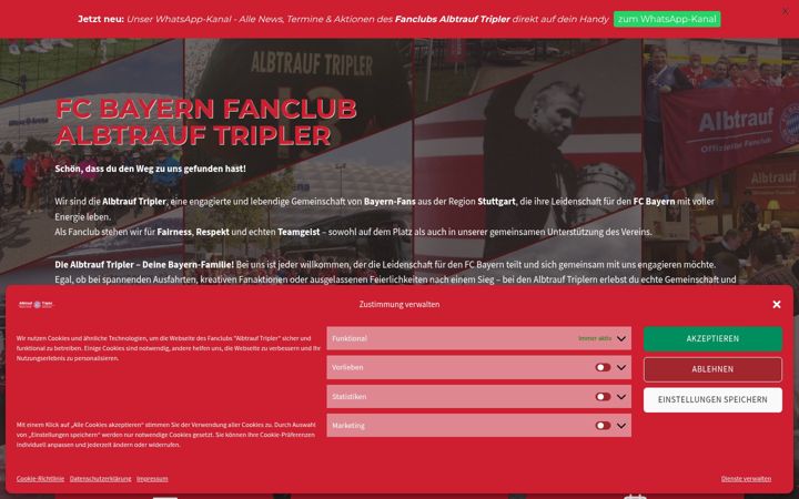 Screenshot of albtrauf-tripler.de