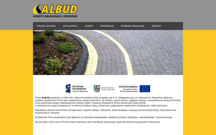 Screenshot of albud-oblegorek.pl