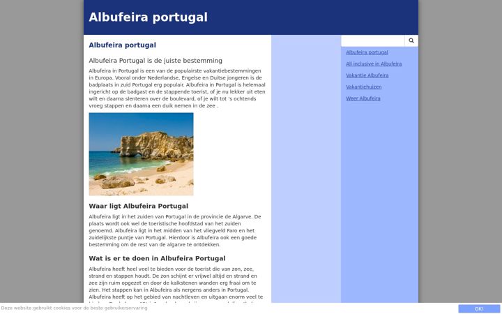 Screenshot of albufeiraportugal.nl