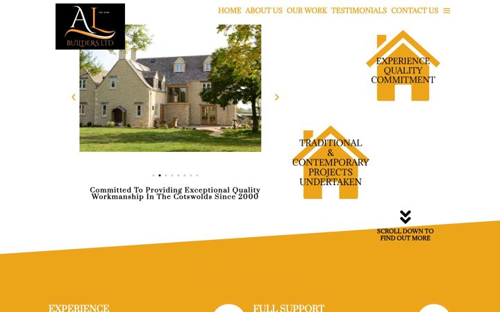Screenshot of albuilders.co.uk