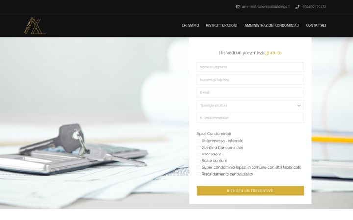Screenshot of albuildings.it