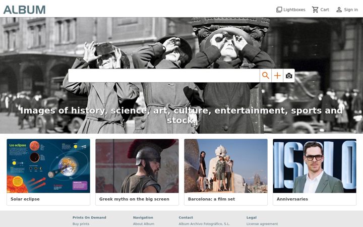 Screenshot of album-online.com