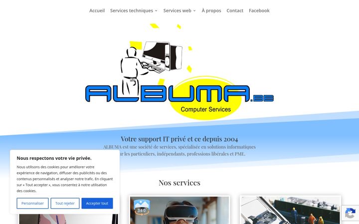 Capture d'écran de albuma.be