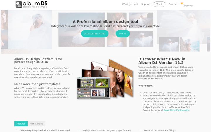 Screenshot of albumds.com