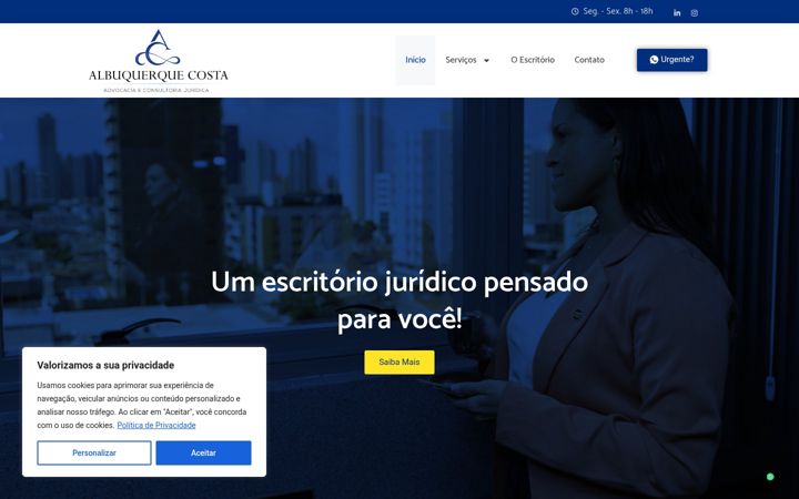 Screenshot ta' albuquerquecosta.adv.br