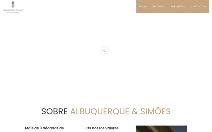 Screenshot ta' albuquerquesimoes.pt
