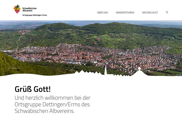 Screenshot of albverein-dettingen-erms.de