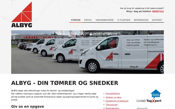 Screenshot of albyg.com