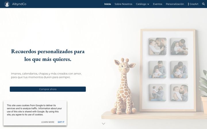 Screenshot di albyndco.com