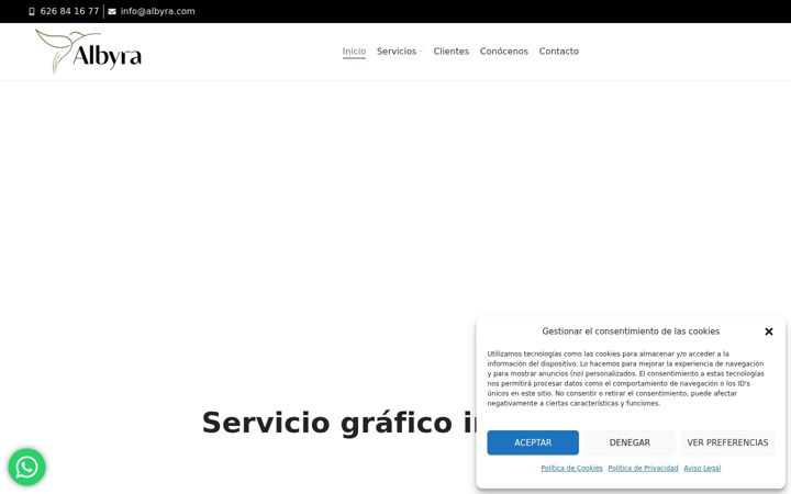 Screenshot of albyra.com