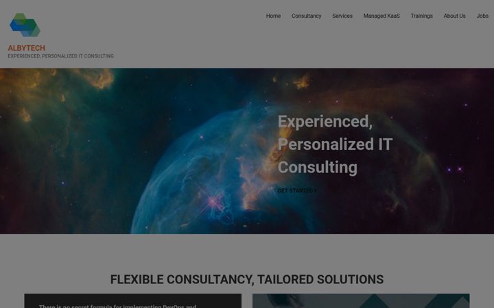 Screenshot of albytechit.com