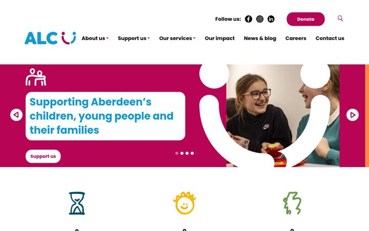Screenshot of alcaberdeen.org