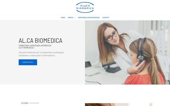 Screenshot di alcabiomedica.it