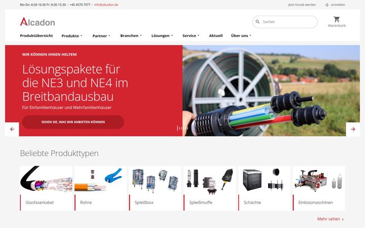 Screenshot of alcadon.de