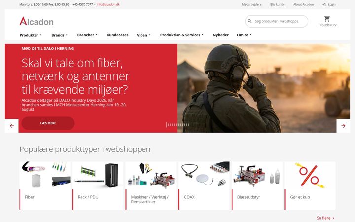 Screenshot of alcadon.dk