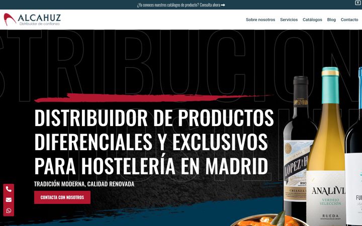 Captura de ecrã de alcahuz.net