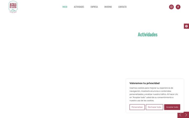 Screenshot of alcaladelaselvaaventura.com