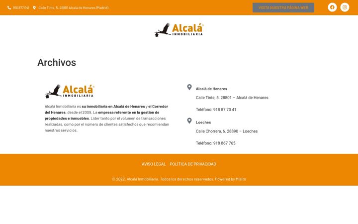 Screenshot of alcalainmobiliaria.team