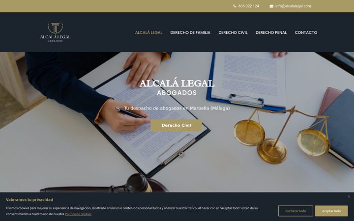 Zrzut ekranu alcalalegal.com