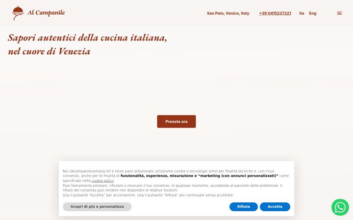 Screenshot of alcampanileve.com