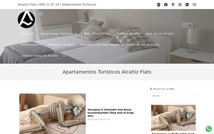 Screenshot of alcanizflats.com