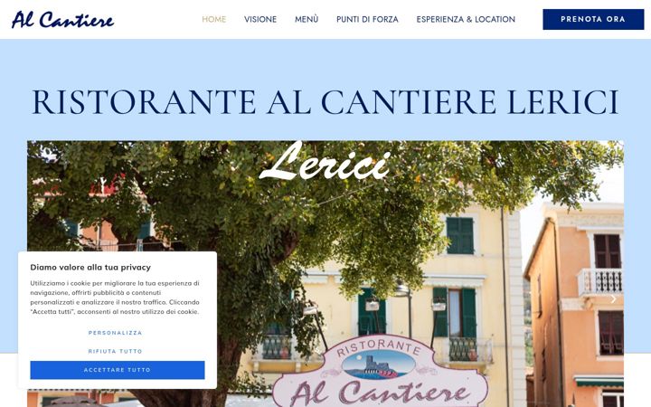 Screenshot of alcantiere.it